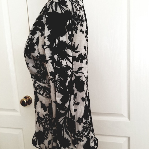 Black/Off White Tunic - Picture 3 of 7